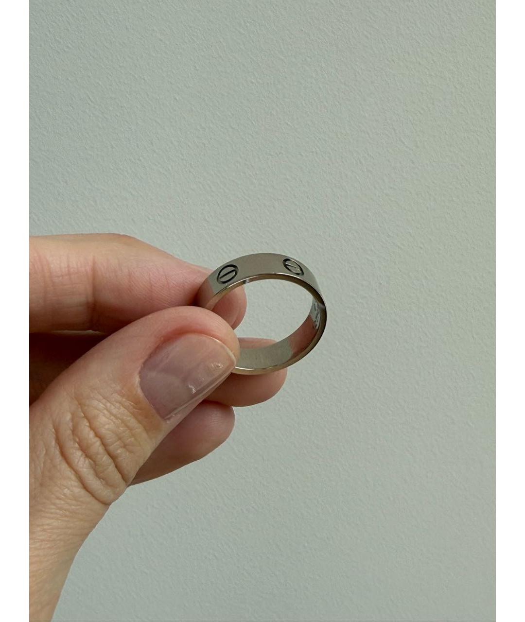 CARTIER Серебряное кольцо из белого золота, фото 3