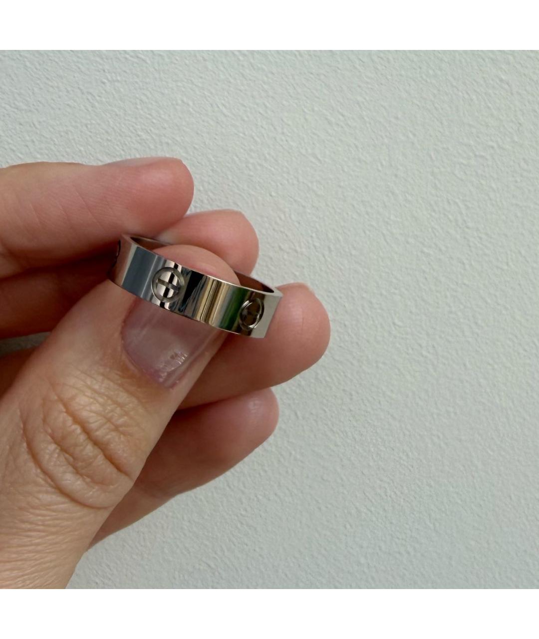 CARTIER Серебряное кольцо из белого золота, фото 4