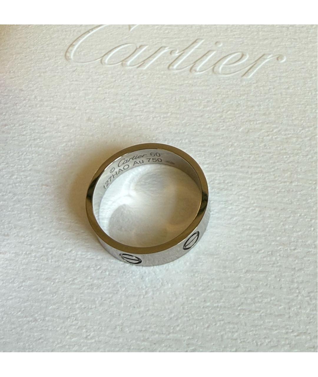 CARTIER Серебряное кольцо из белого золота, фото 2