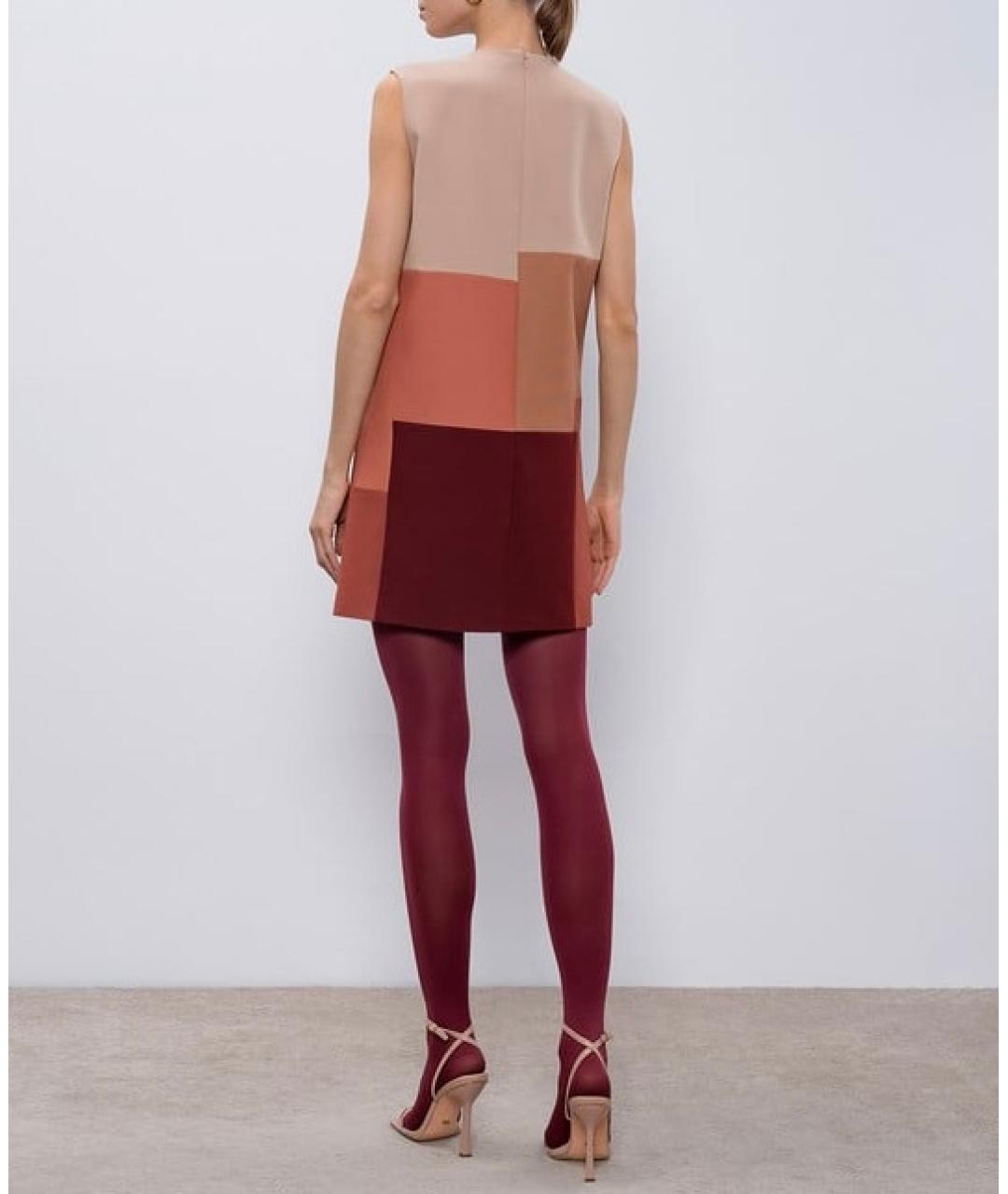CHRISTIAN DIOR Мульти шерстяное платье, фото 4
