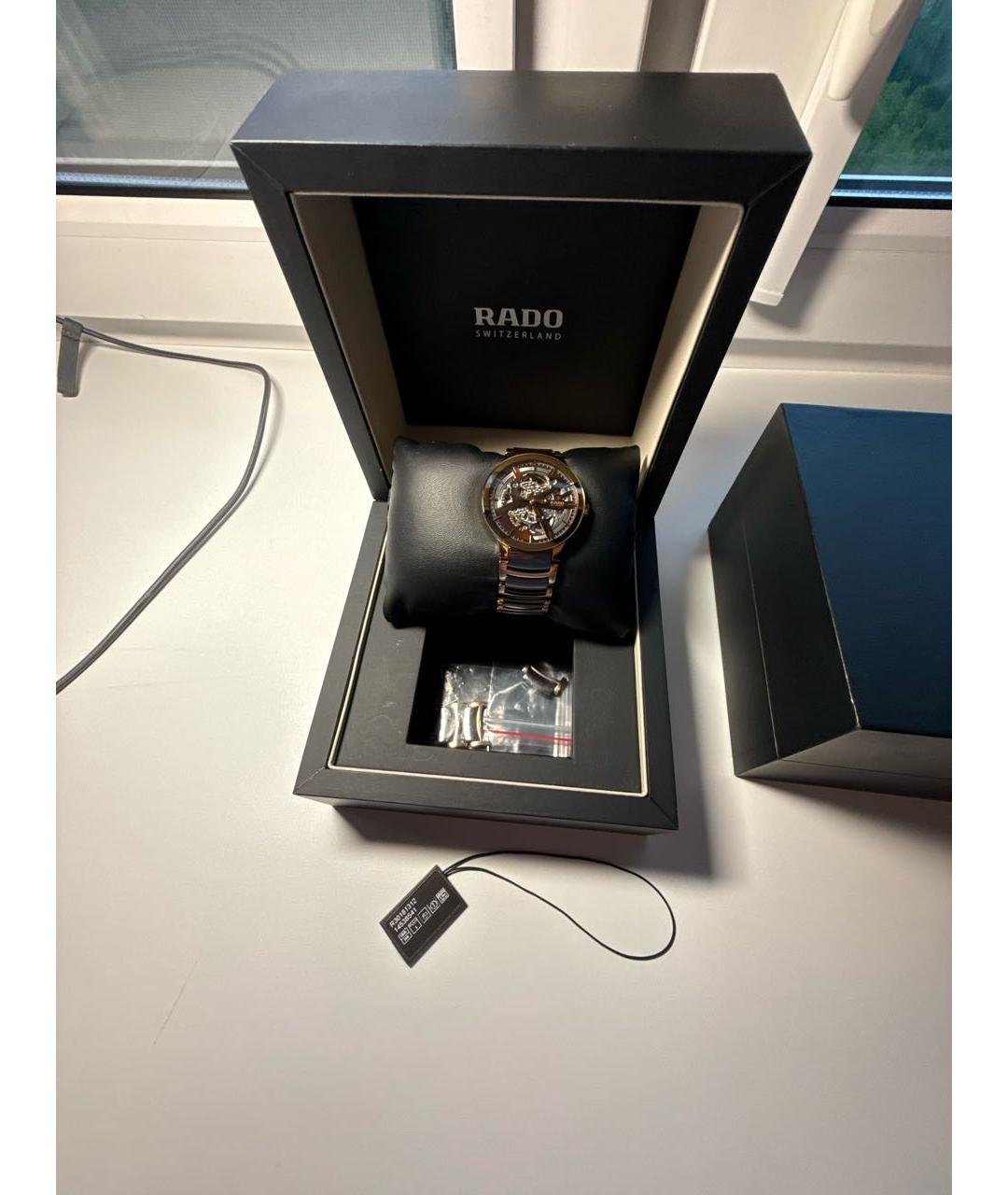 RADO Коричневые часы, фото 4