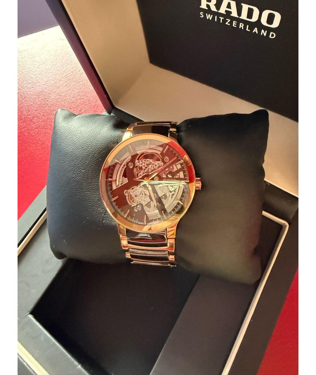 RADO Коричневые часы, фото 5