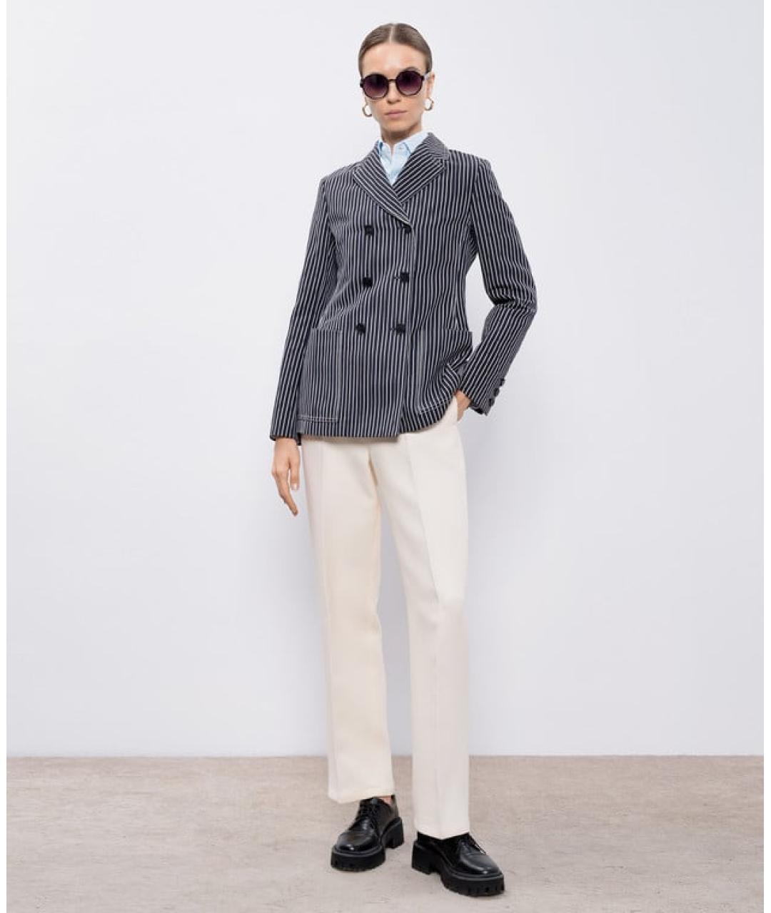 CHRISTIAN DIOR Бежевые шерстяные прямые брюки, фото 2