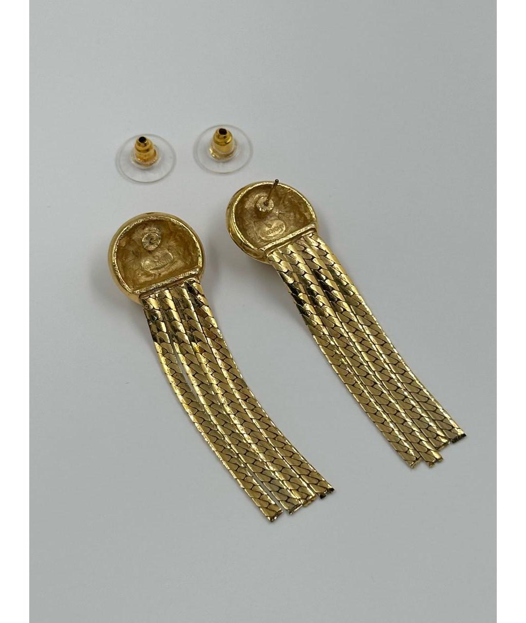 GIVENCHY Золотые позолоченные серьги, фото 4