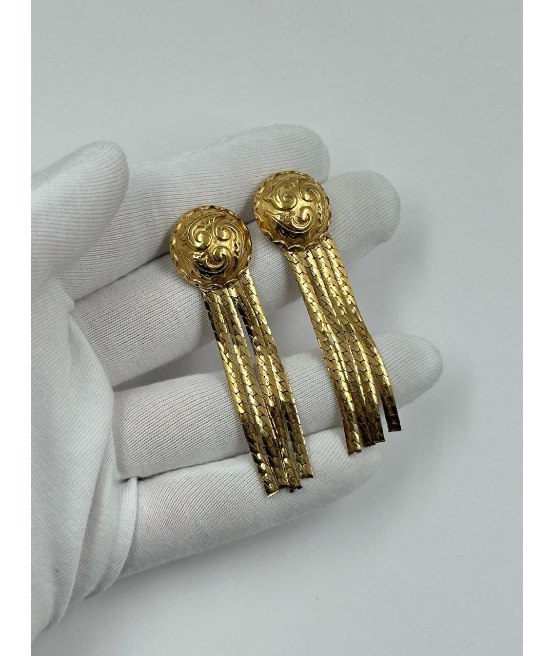 GIVENCHY Золотые позолоченные серьги, фото 2