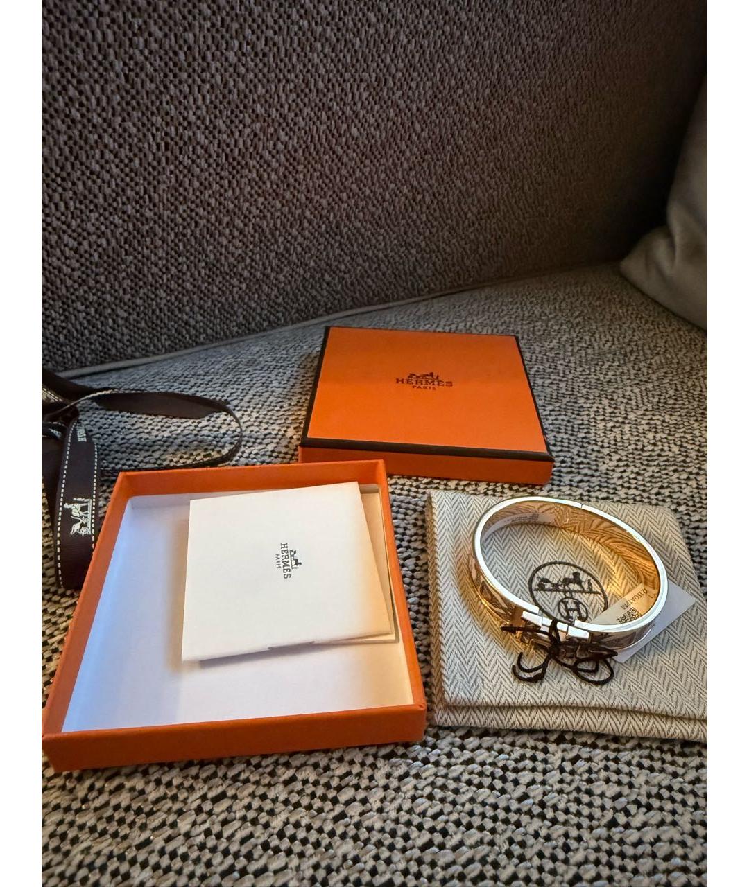 HERMES Золотой браслет, фото 7