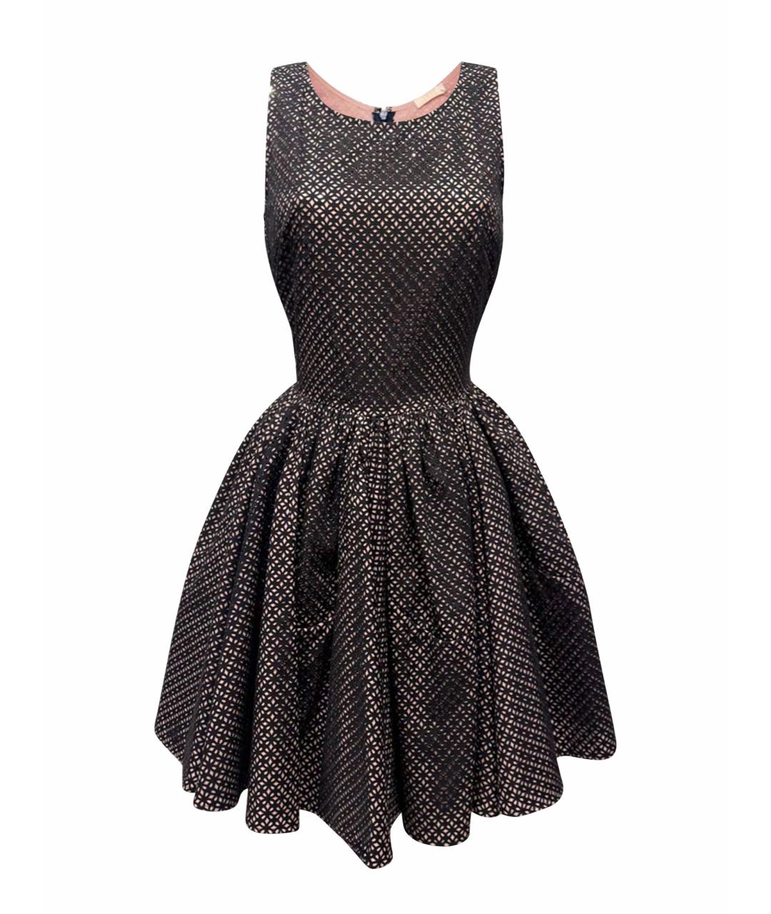 ALAIA Черное хлопковое коктейльное платье, фото 1