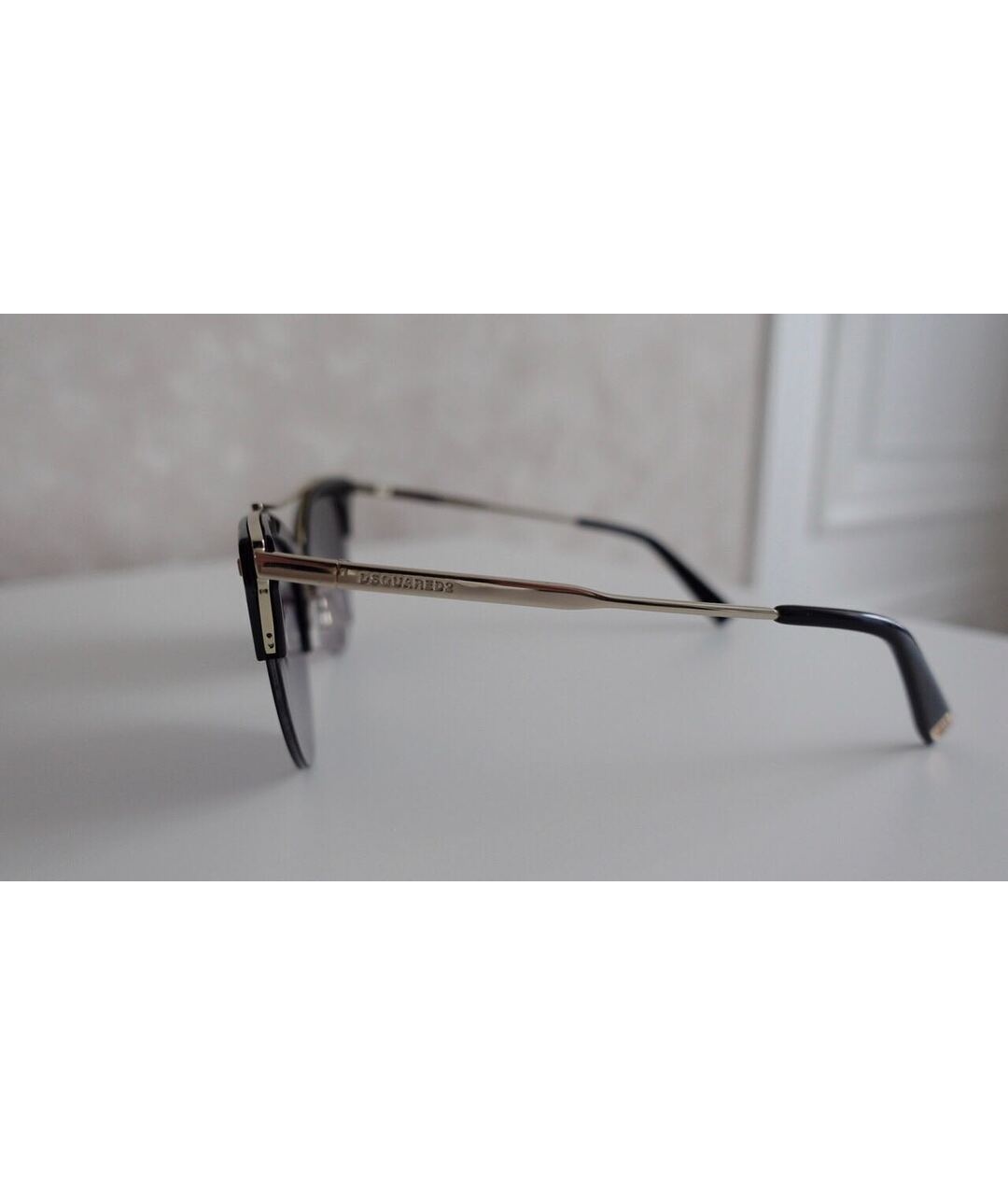 DSQUARED2 Серые пластиковые солнцезащитные очки, фото 3