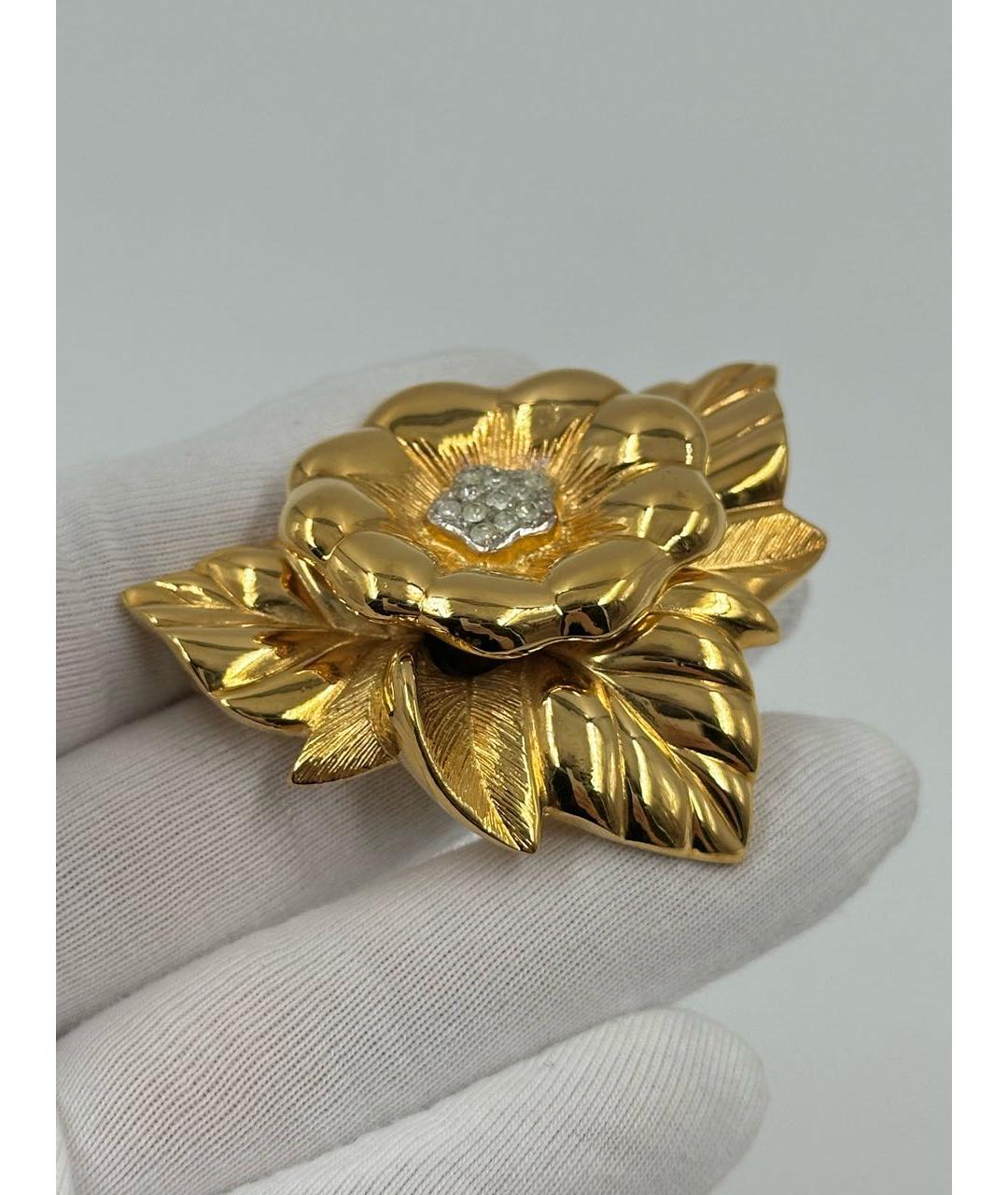 LANVIN Золотая позолоченная булавка / брошь, фото 3