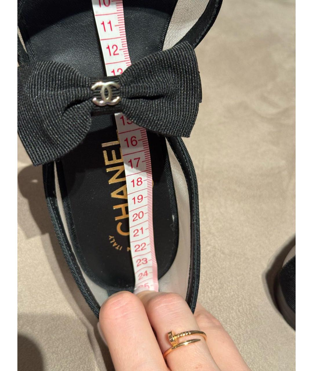 CHANEL Белые синтетические балетки, фото 4