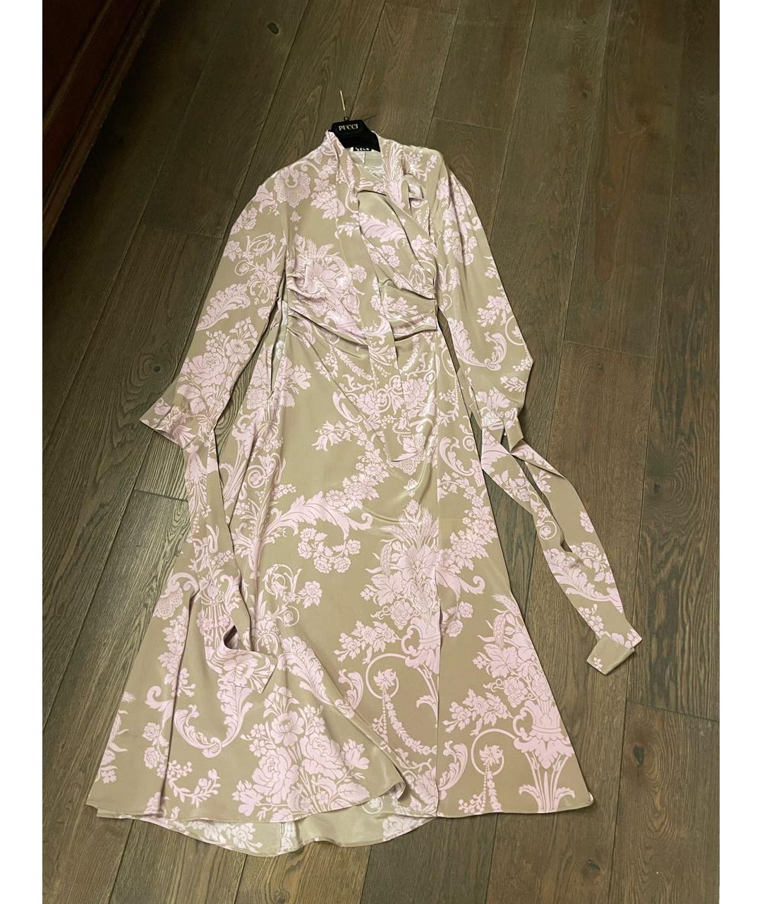 ACNE STUDIOS Мульти шелковое коктейльное платье, фото 2