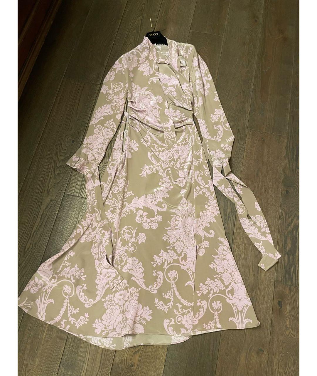 ACNE STUDIOS Мульти шелковое коктейльное платье, фото 3