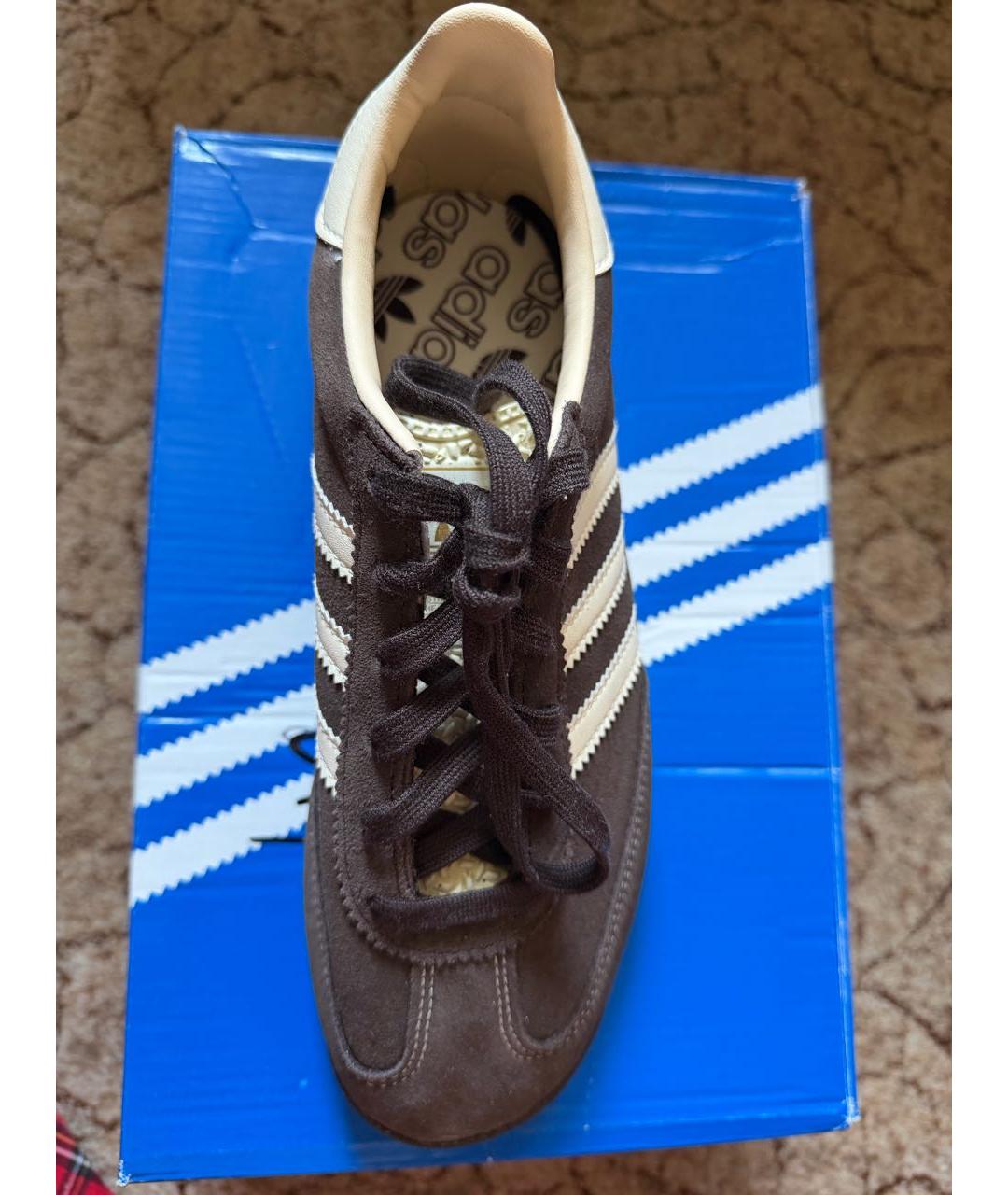 ADIDAS Коричневые замшевые кеды, фото 4