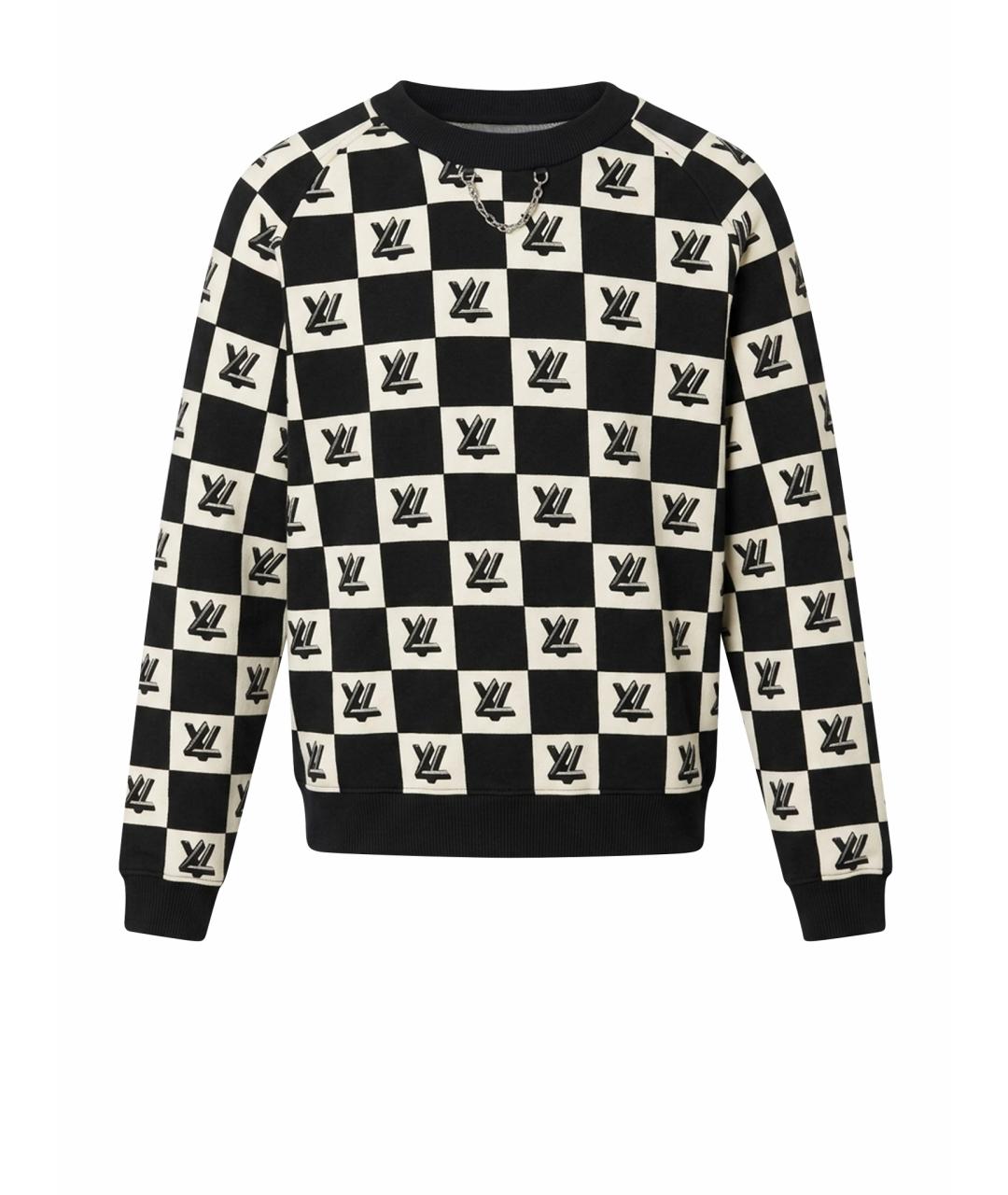 LOUIS VUITTON Черный хлопковый джемпер / свитер, фото 1