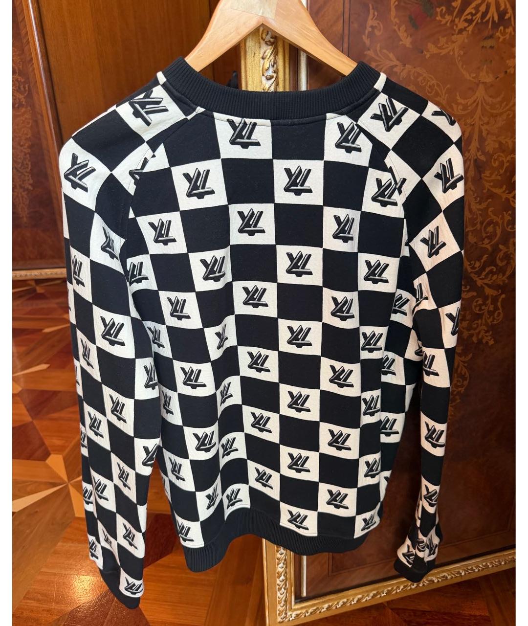 LOUIS VUITTON Черный хлопковый джемпер / свитер, фото 2