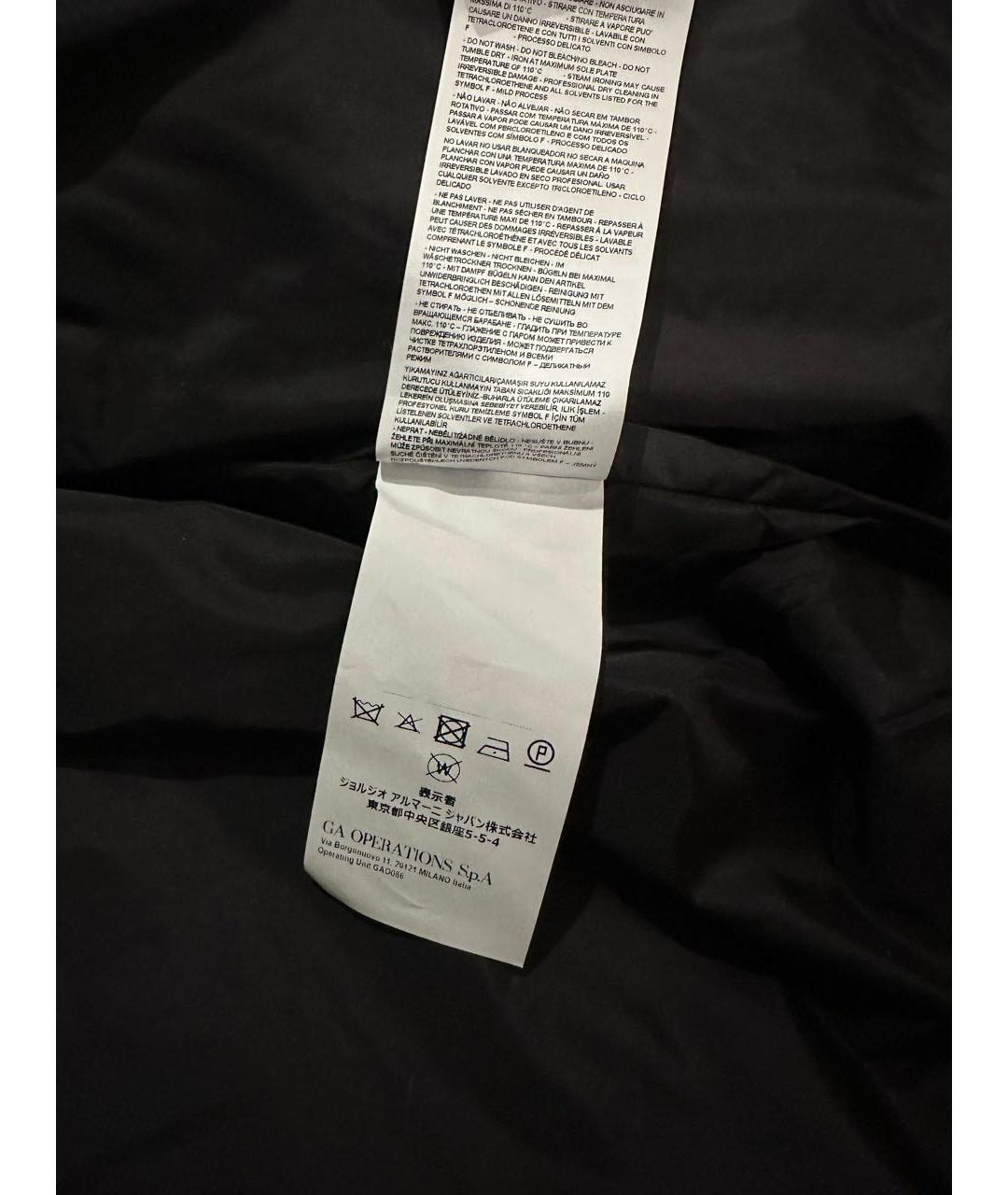 EMPORIO ARMANI Черная шерстяная куртка, фото 4