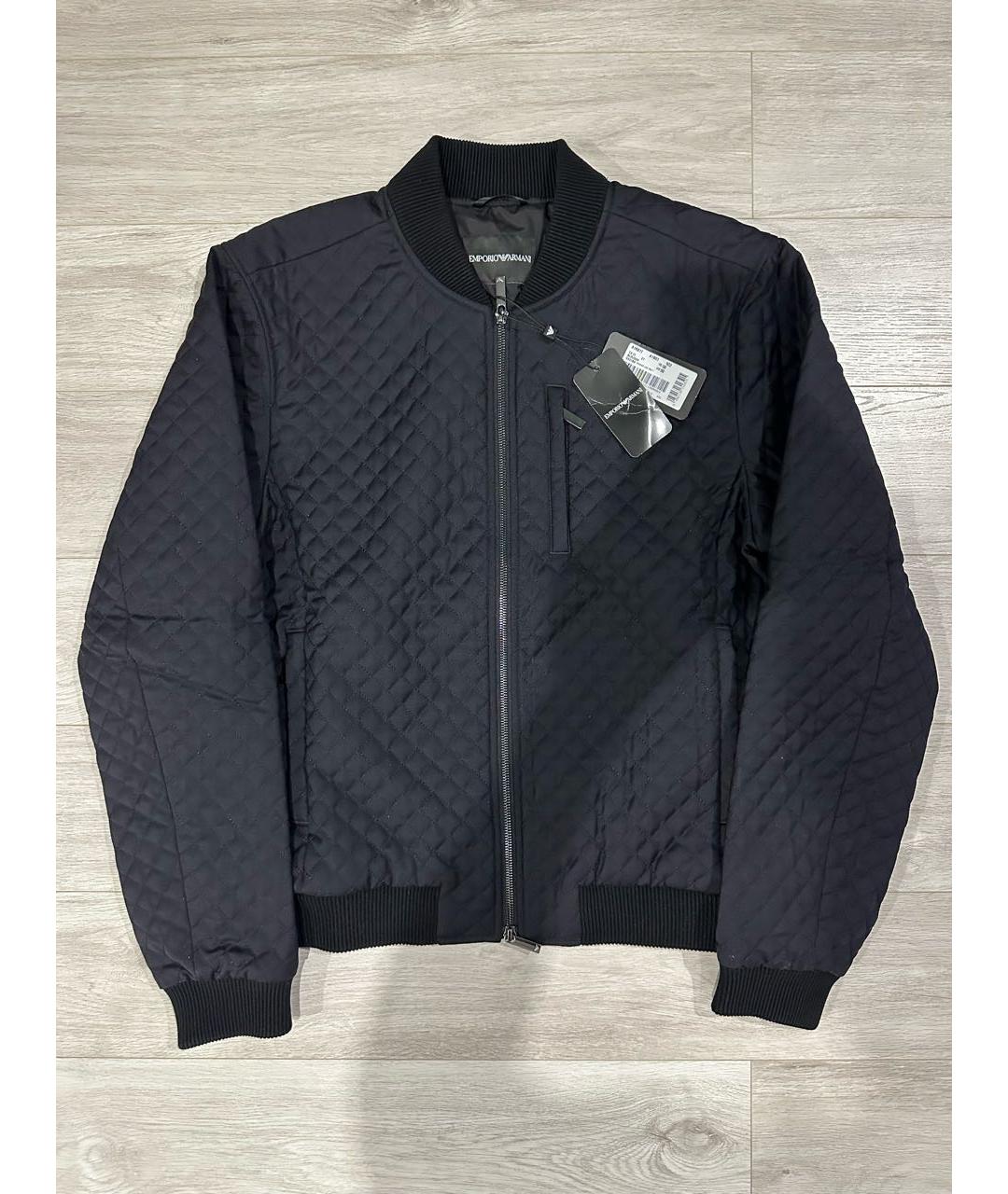 EMPORIO ARMANI Черная шерстяная куртка, фото 7