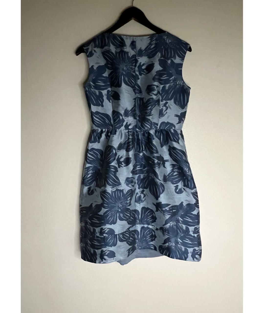 WEEKEND MAX MARA Мульти шелковое коктейльное платье, фото 2