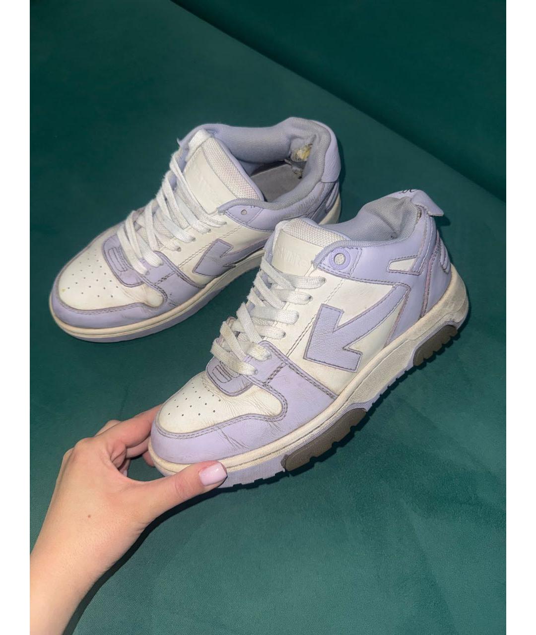 OFF-WHITE Фиолетовые кроссовки, фото 8