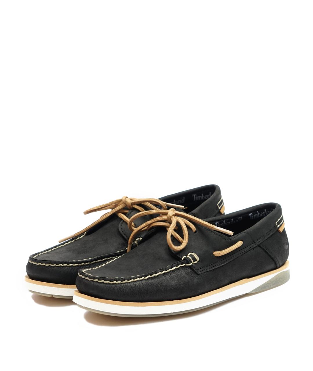 TIMBERLAND Черные нубуковые мокасины, фото 2