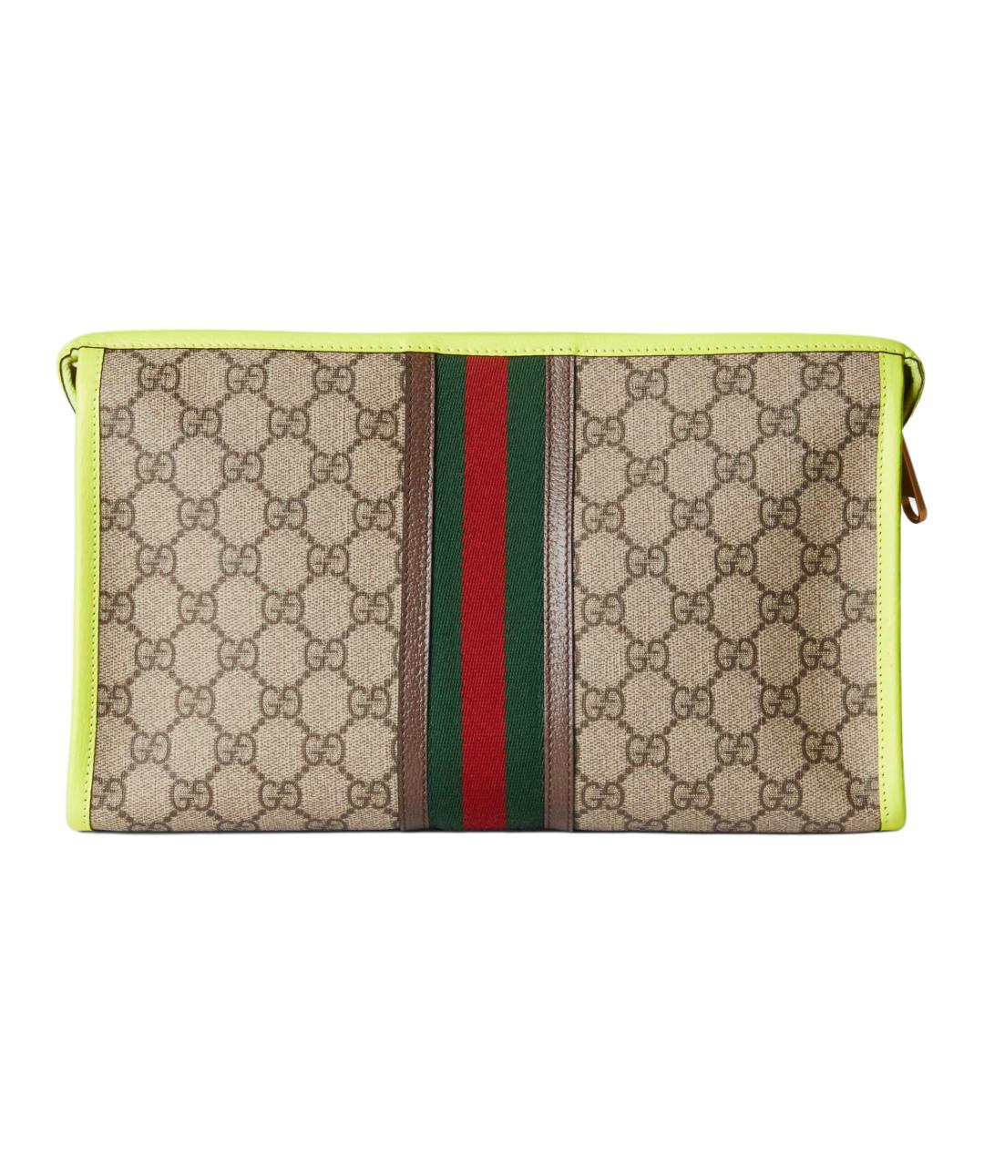 GUCCI Бежевая папка для документов, фото 3