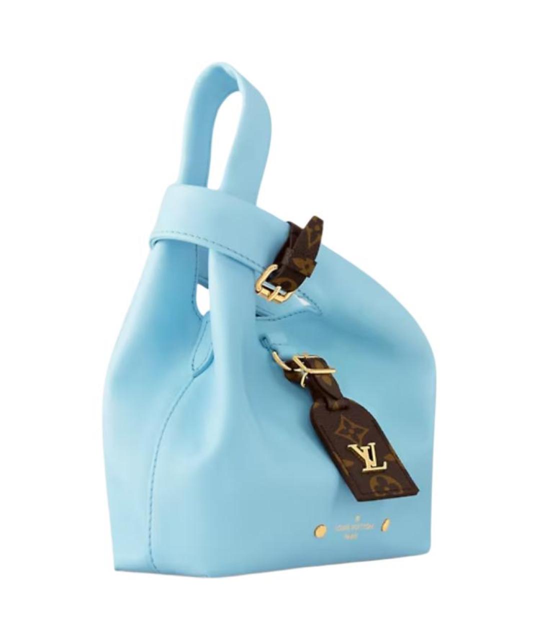 LOUIS VUITTON Голубая сумка через плечо, фото 2