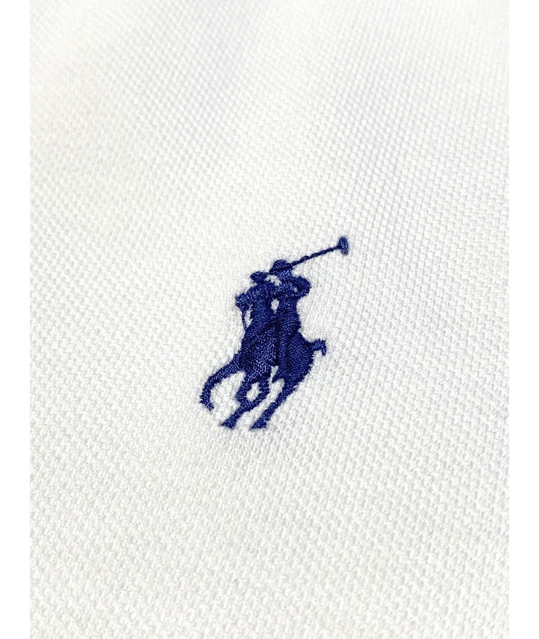 POLO RALPH LAUREN Белая хлопковая футболка, фото 7