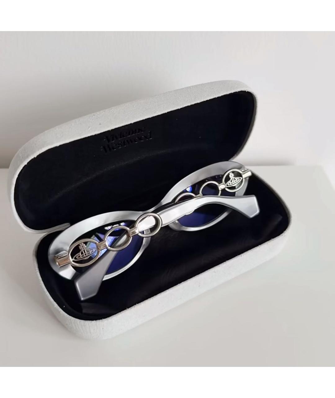 VIVIENNE WESTWOOD Серые пластиковые солнцезащитные очки, фото 7