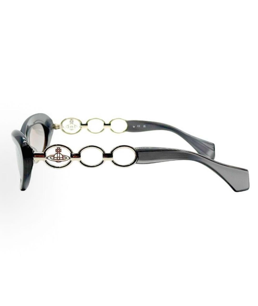 VIVIENNE WESTWOOD Серые пластиковые солнцезащитные очки, фото 3