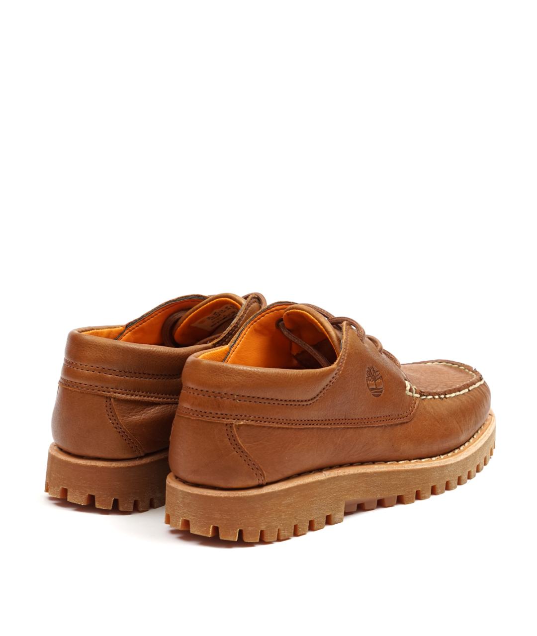 TIMBERLAND Коричневые кожаные низкие ботинки, фото 3