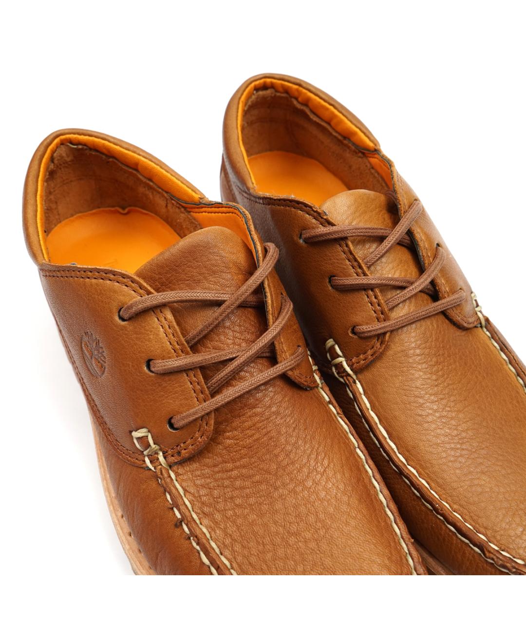 TIMBERLAND Коричневые кожаные низкие ботинки, фото 8