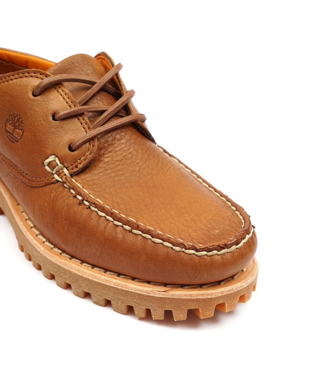 TIMBERLAND Коричневые кожаные низкие ботинки, фото 5