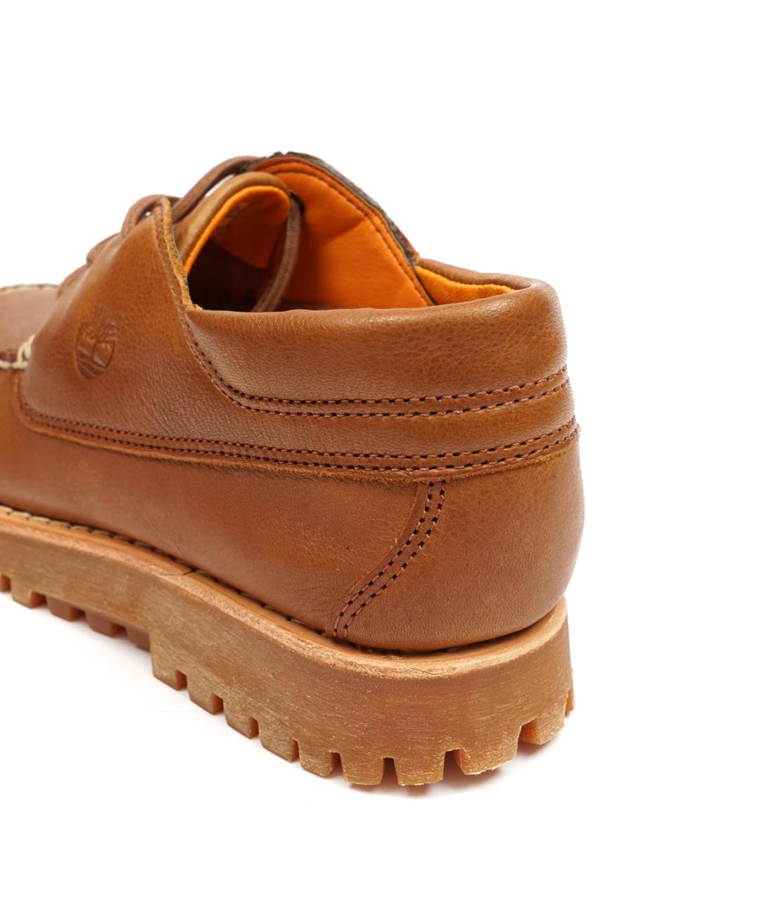 TIMBERLAND Коричневые кожаные низкие ботинки, фото 6