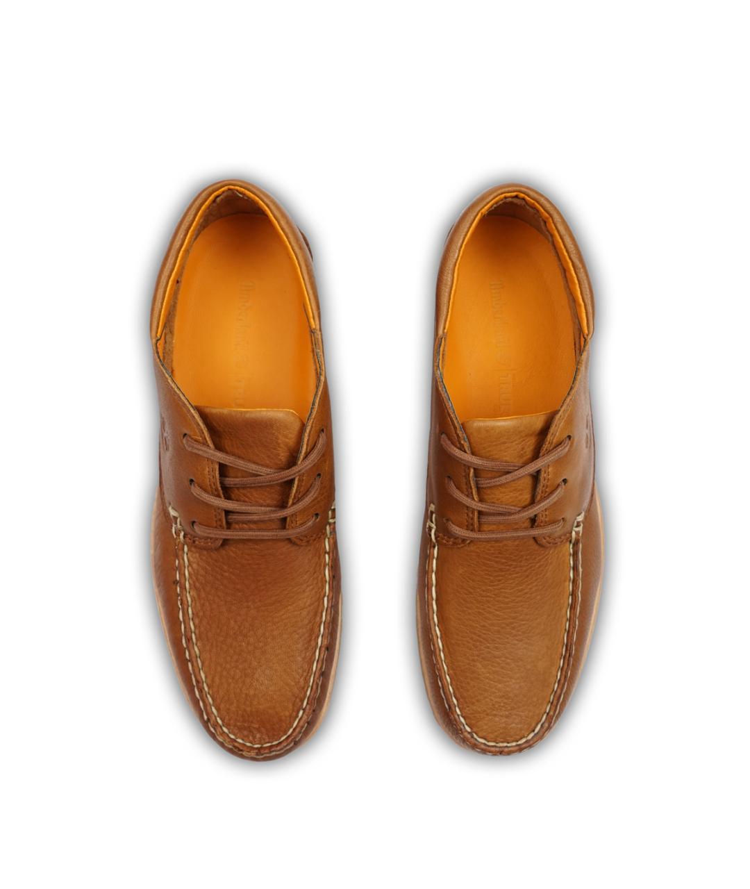 TIMBERLAND Коричневые кожаные низкие ботинки, фото 4
