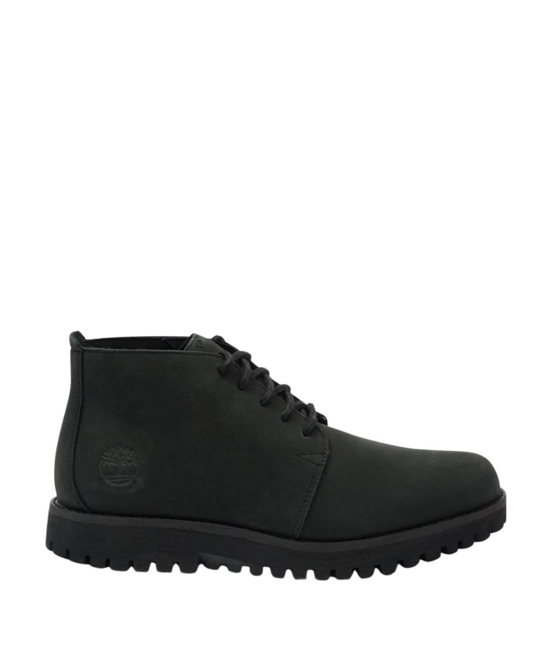 TIMBERLAND Черные нубуковые низкие ботинки, фото 1