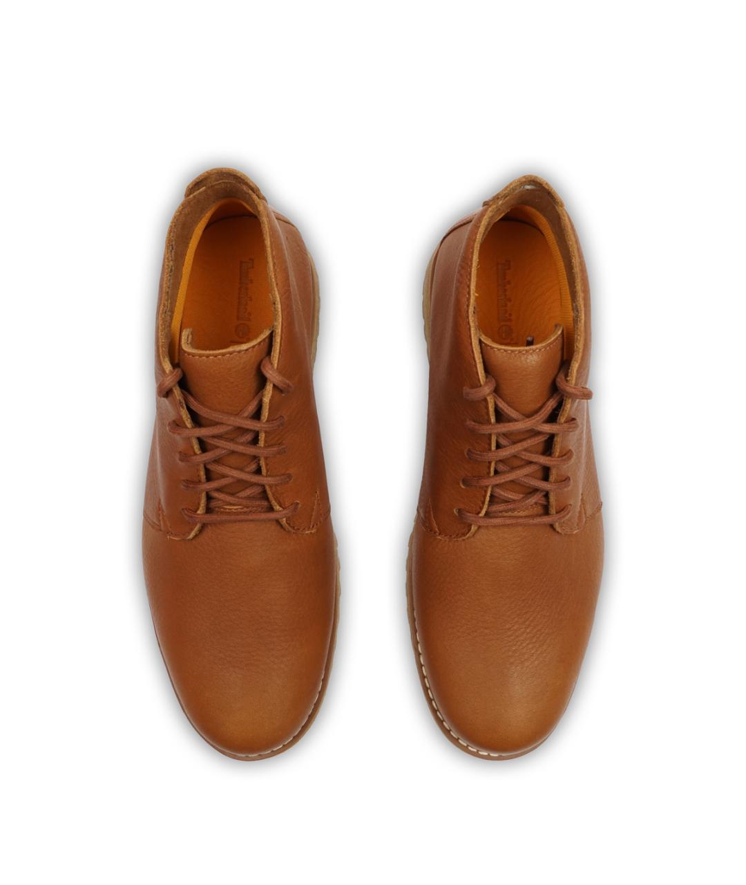 TIMBERLAND Коричневые кожаные низкие ботинки, фото 4