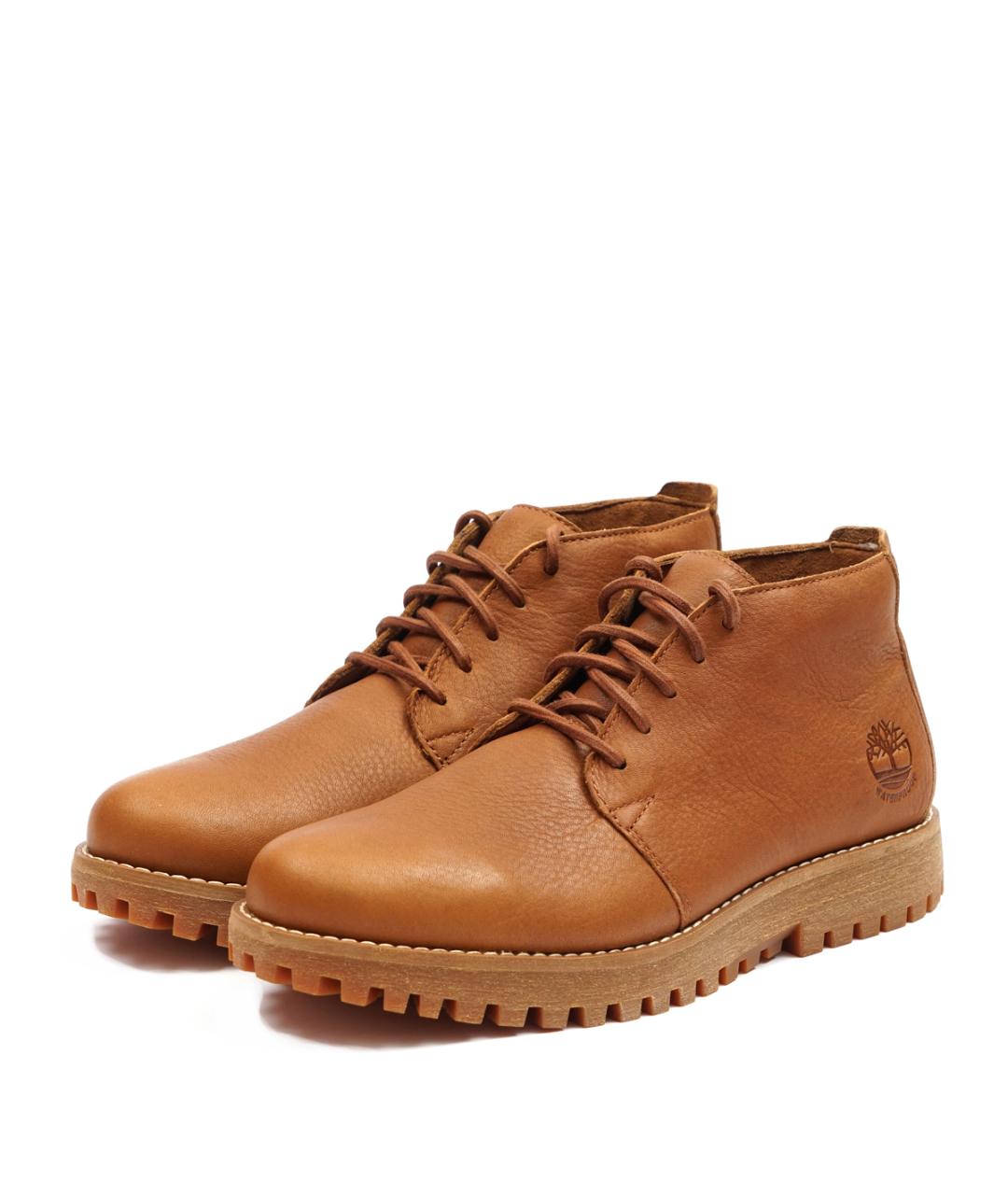 TIMBERLAND Коричневые кожаные низкие ботинки, фото 2