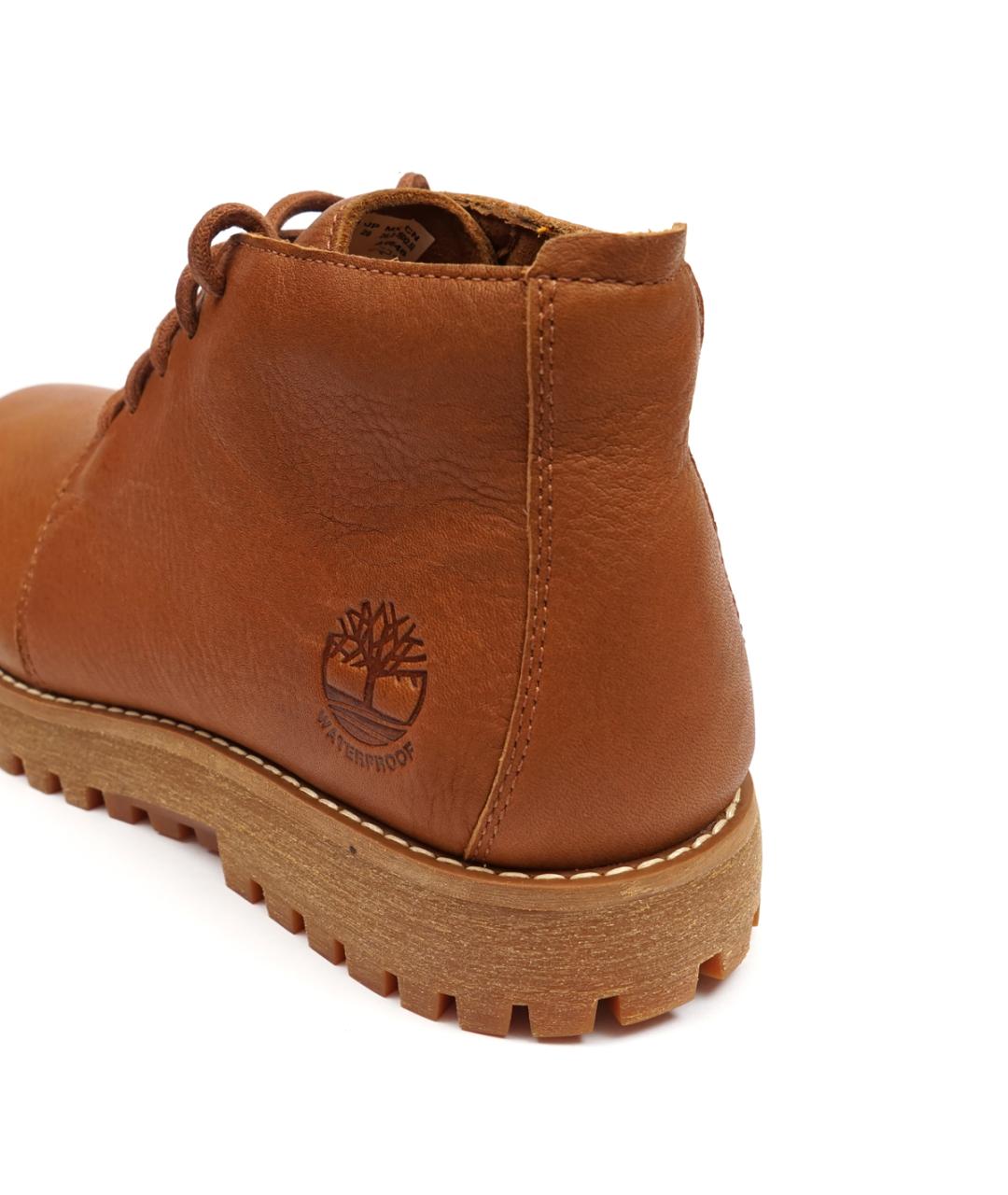 TIMBERLAND Коричневые кожаные низкие ботинки, фото 6