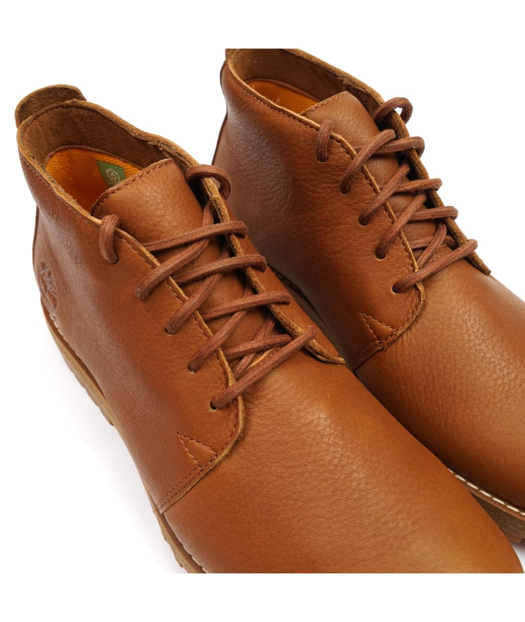 TIMBERLAND Коричневые кожаные низкие ботинки, фото 8