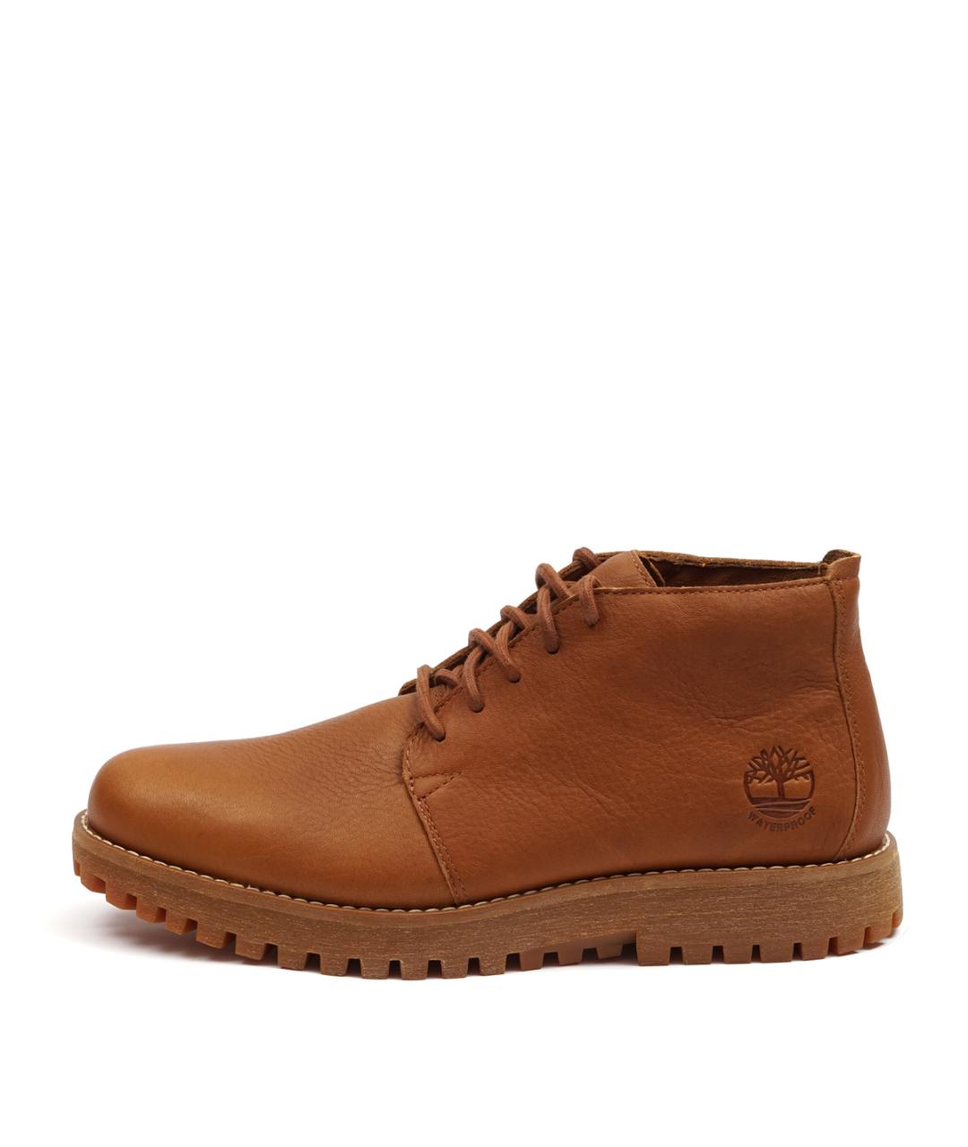 TIMBERLAND Коричневые кожаные низкие ботинки, фото 10