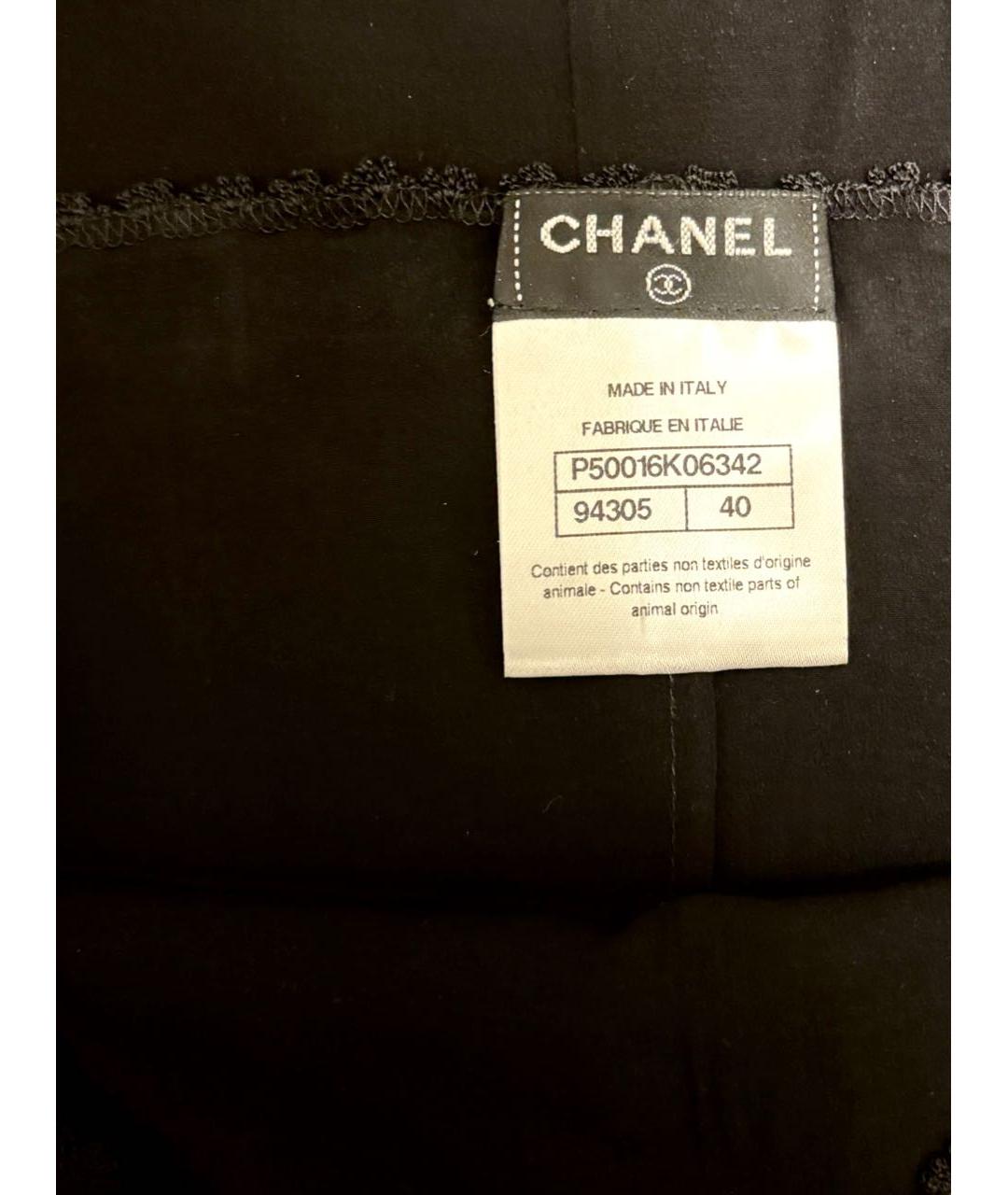 CHANEL Черная пижамы и сорочки, фото 3
