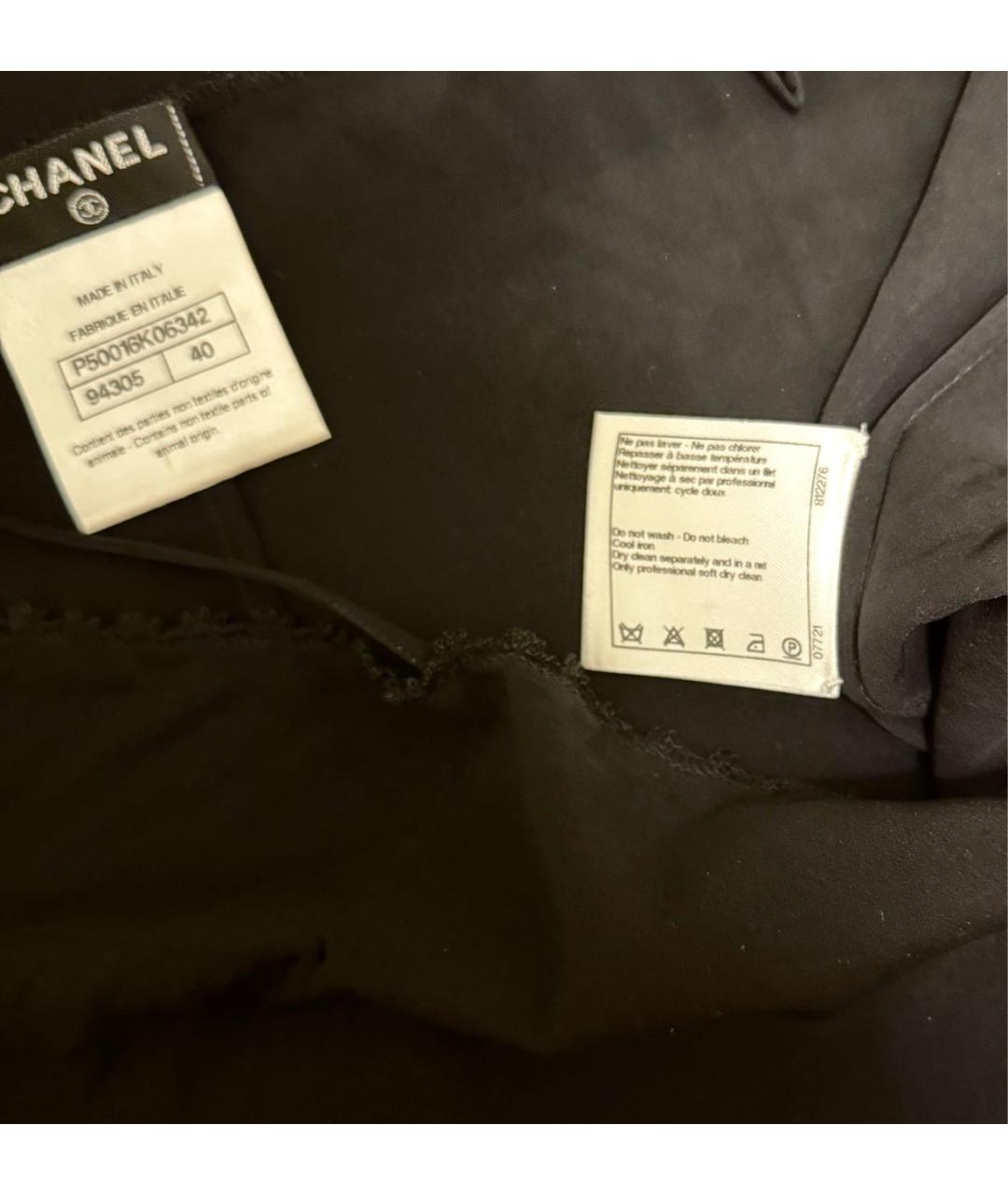 CHANEL Черная пижамы и сорочки, фото 4