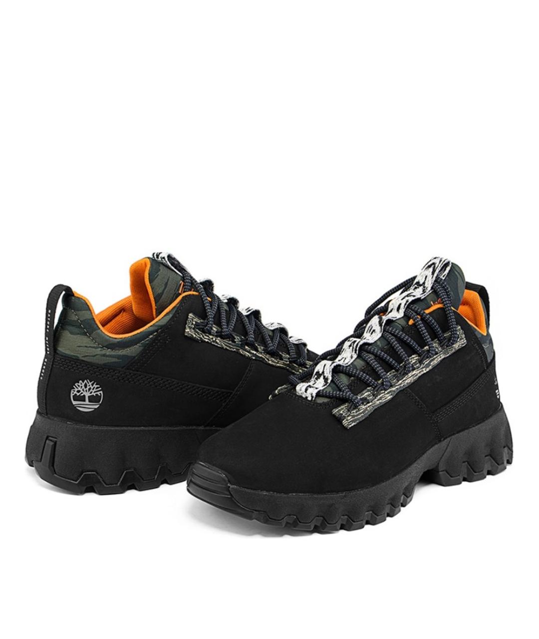 TIMBERLAND Черные нубуковые низкие ботинки, фото 6
