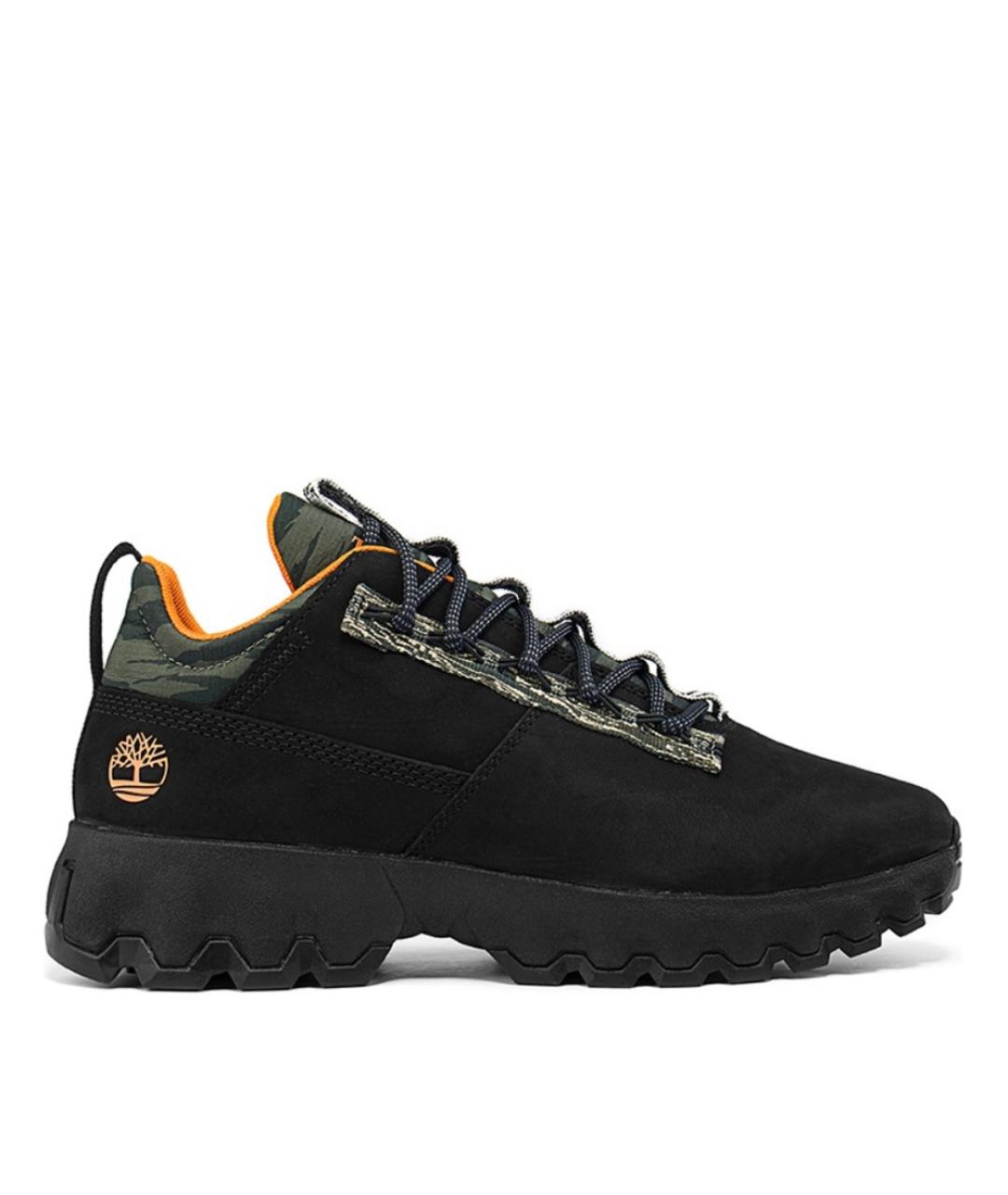 TIMBERLAND Черные нубуковые низкие ботинки, фото 4