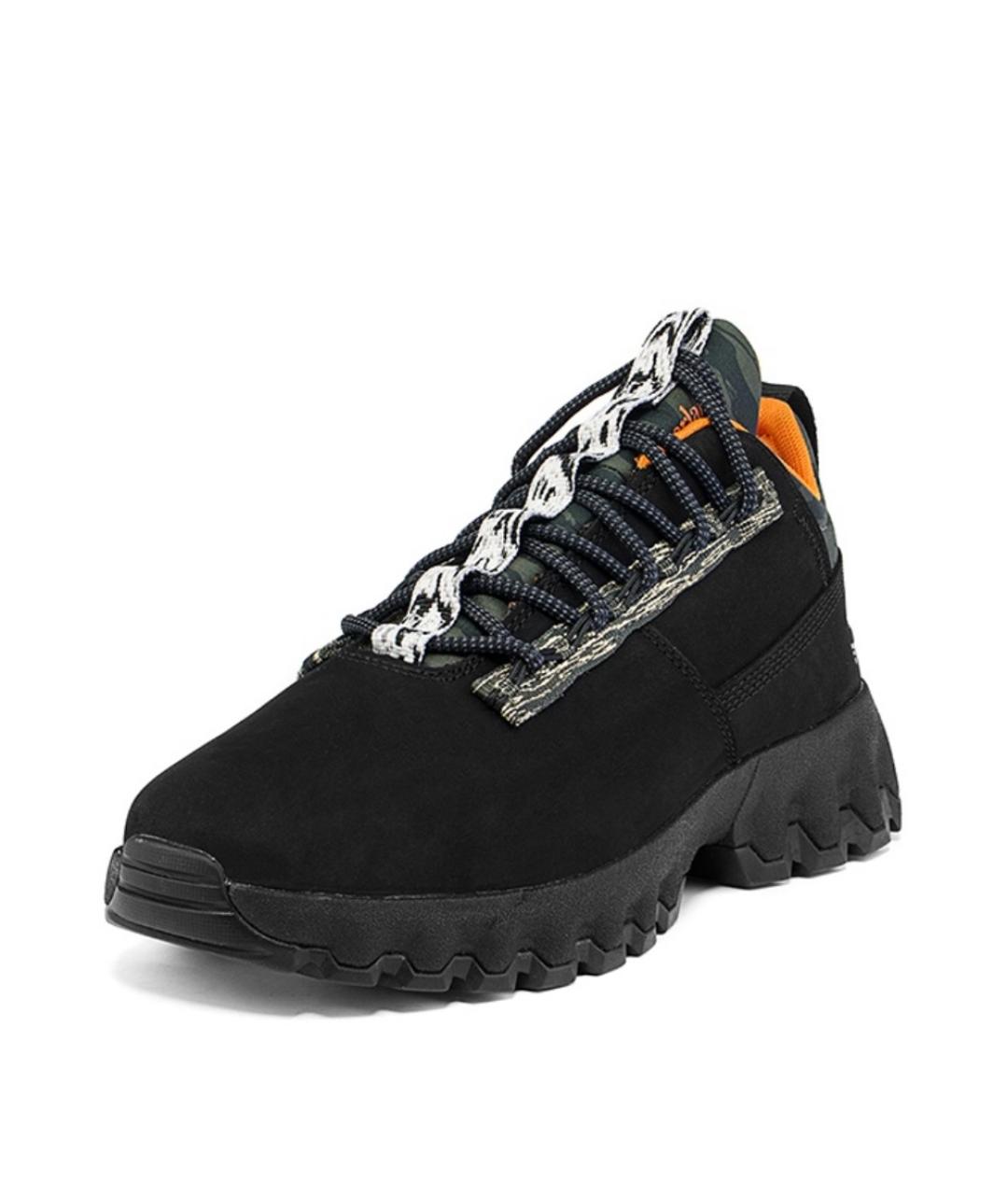 TIMBERLAND Черные нубуковые низкие ботинки, фото 3