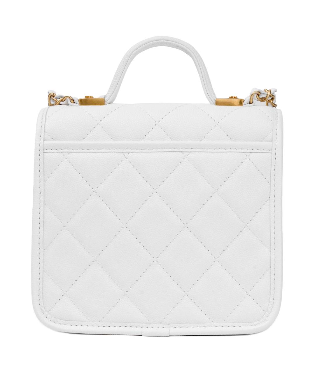 CHANEL Белая сумка через плечо, фото 3