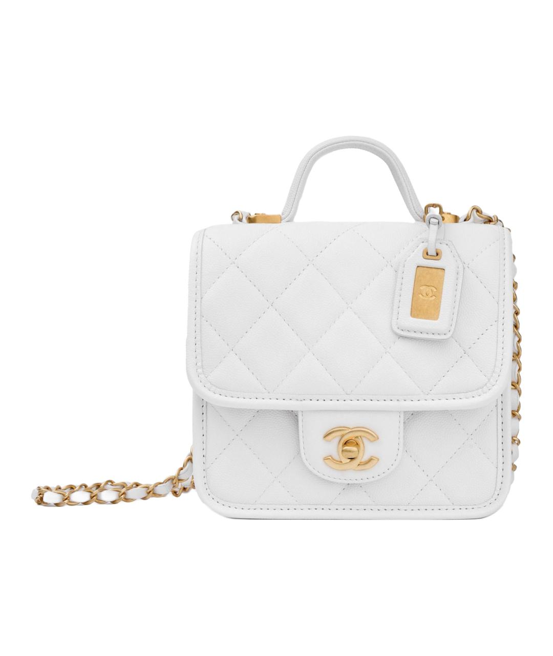 CHANEL Белая сумка через плечо, фото 1