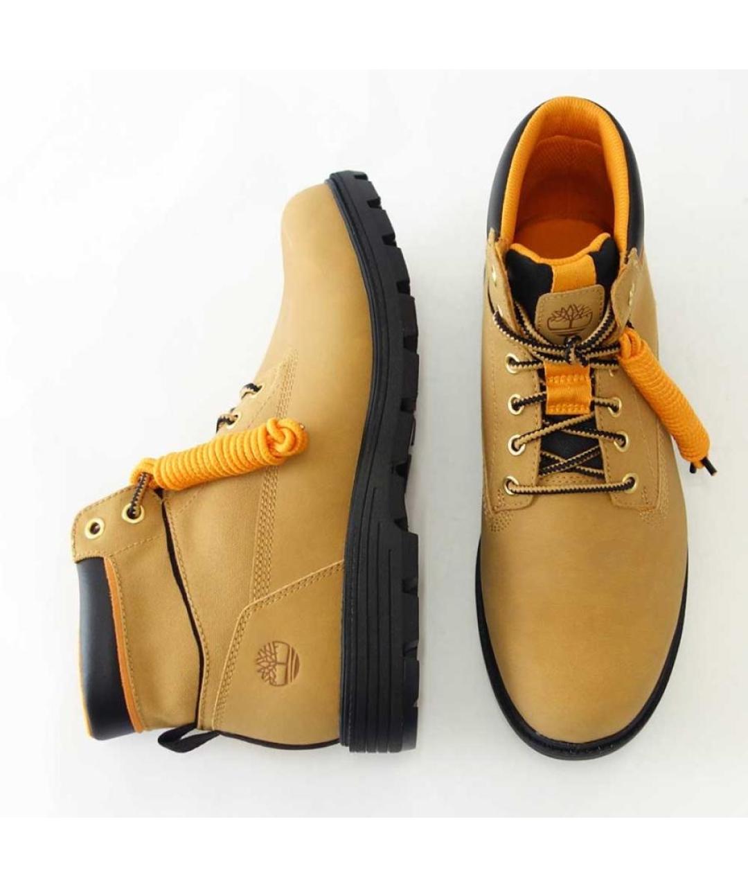 TIMBERLAND Горчичные нубуковые высокие ботинки, фото 8