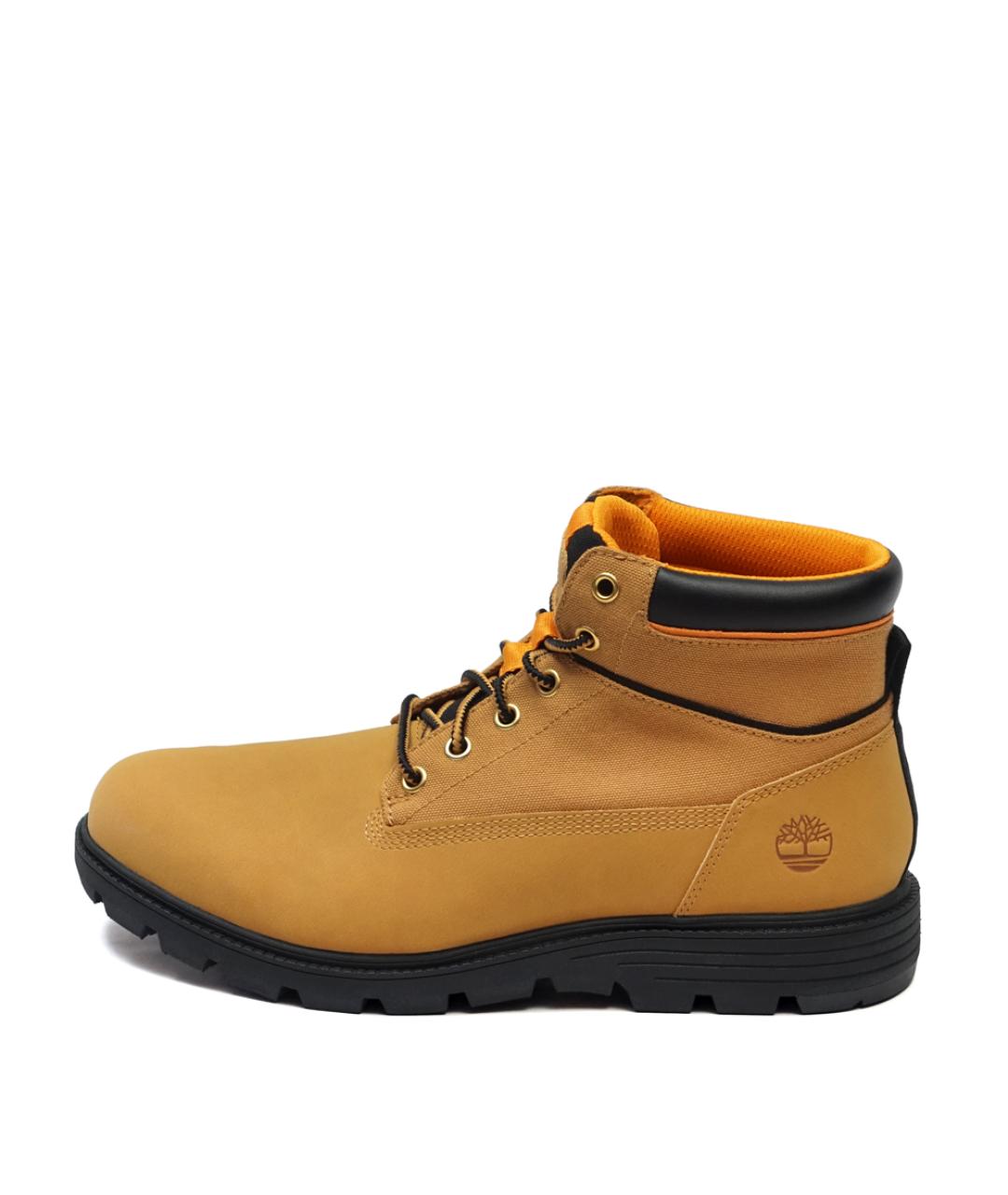 TIMBERLAND Горчичные нубуковые высокие ботинки, фото 10