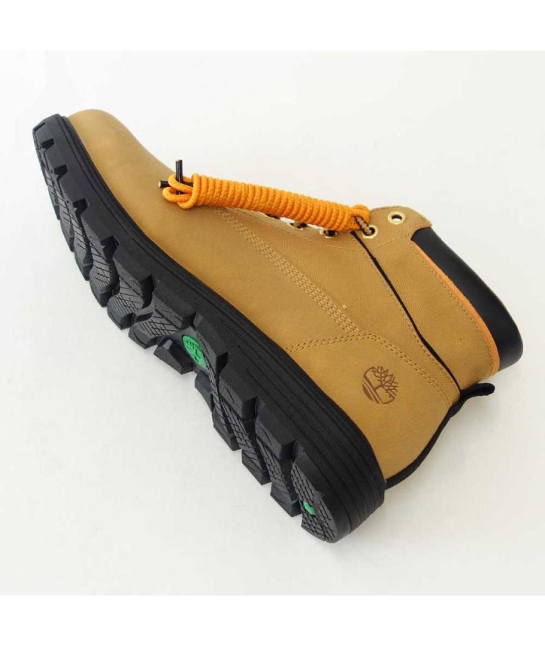 TIMBERLAND Горчичные нубуковые высокие ботинки, фото 9